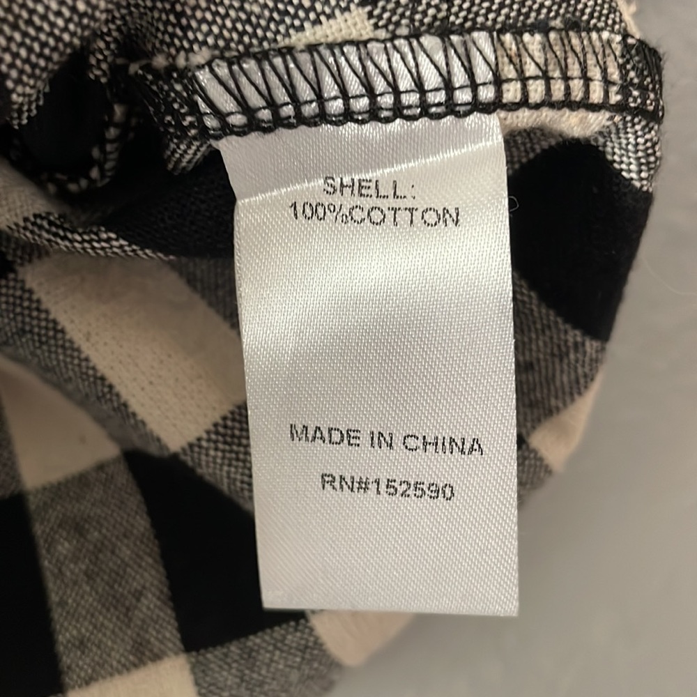 Black & White Gingham Top - Picture 9 of 12